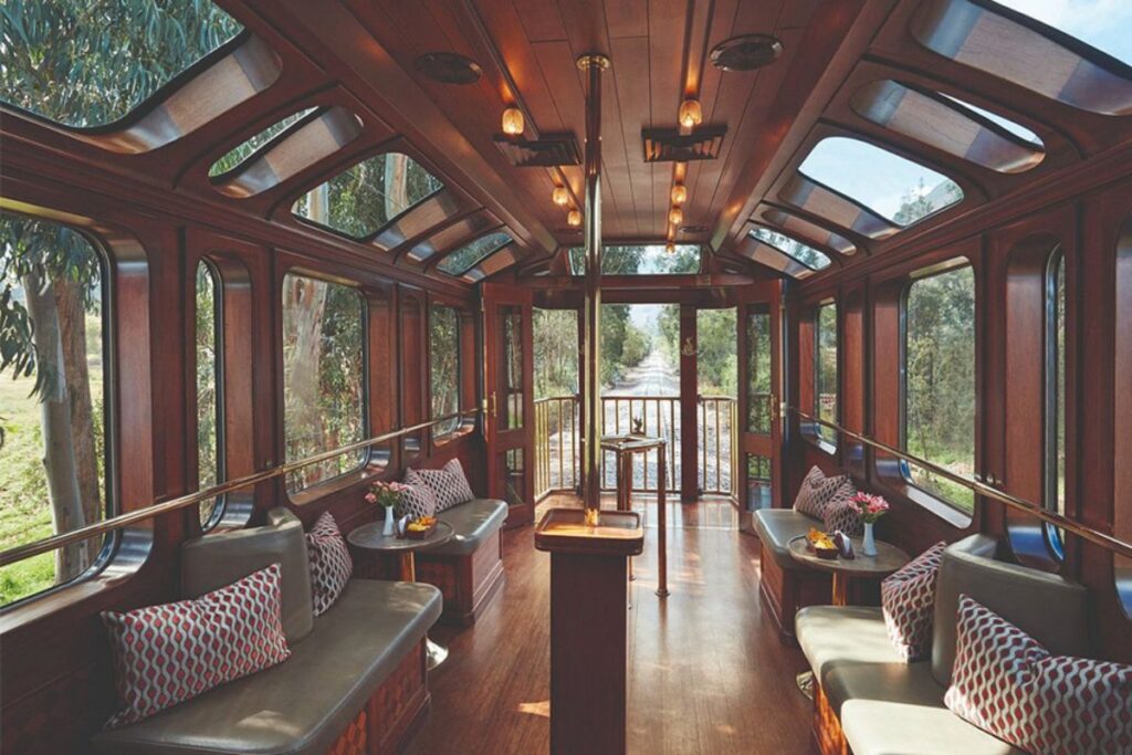 Vagón Observatorio del Tren Hiram Bingham