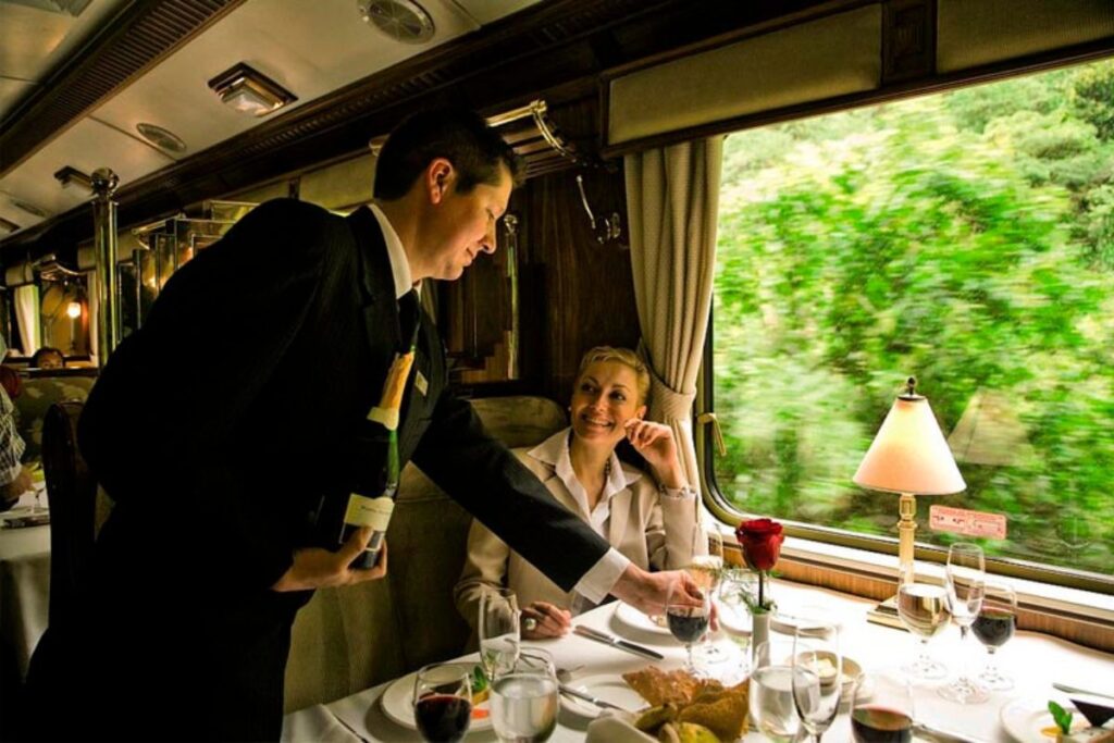 Atención de 5 estrellas en el Tren Hiram Bingham